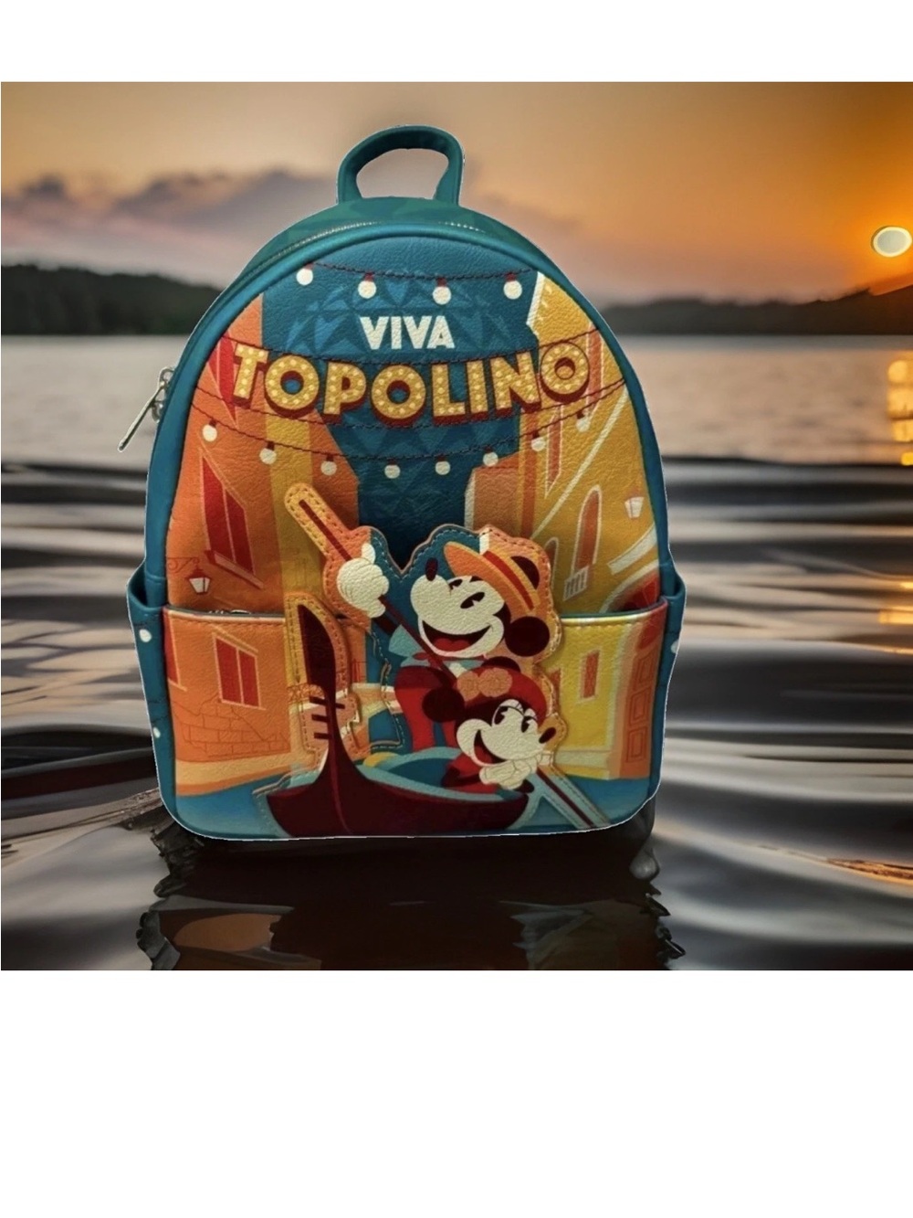 NEW w Tags Disney Parks Epcot ITALY Viva TOPOLINO Loungefly Backpack Mickey